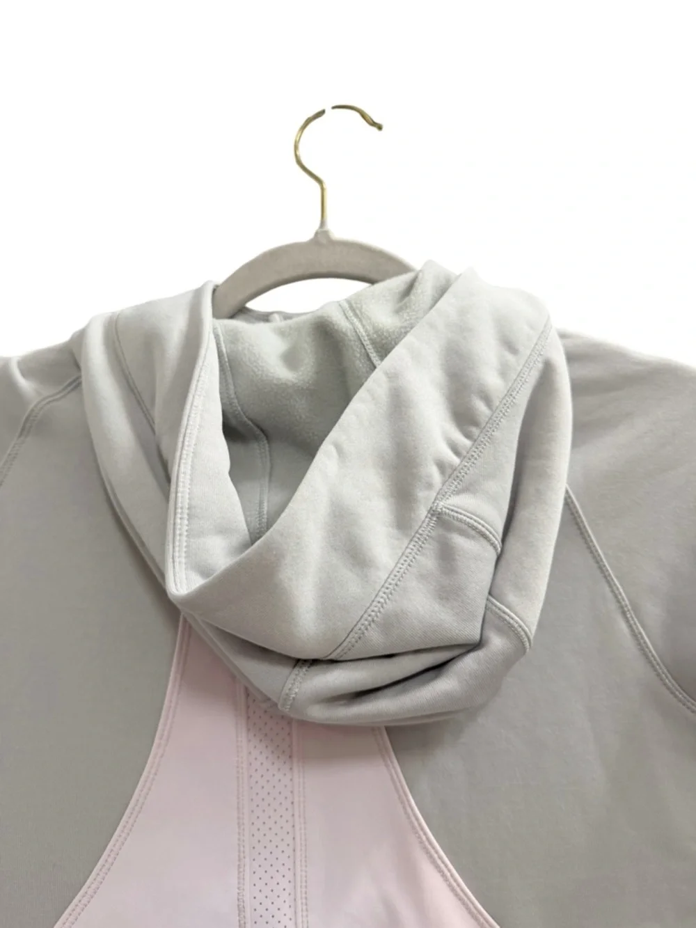 lululemon athletica Let’s Get Visible Pullover Pink Gray Reflective Size 4